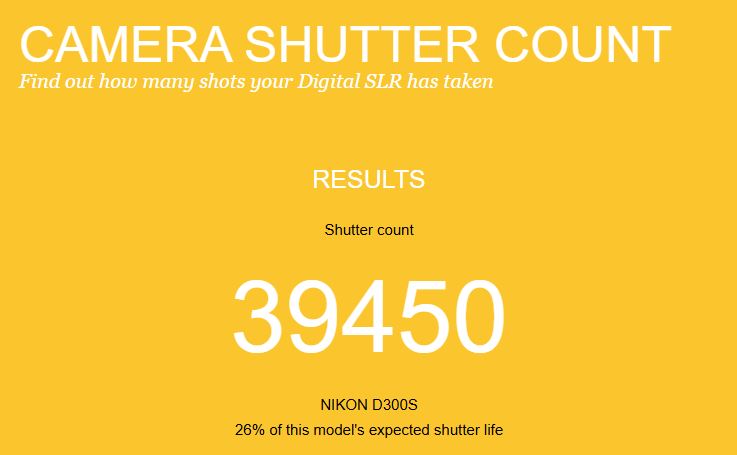Nikon D300S 12.3MP DSLR - Shutter Count 39450 - Very Nice