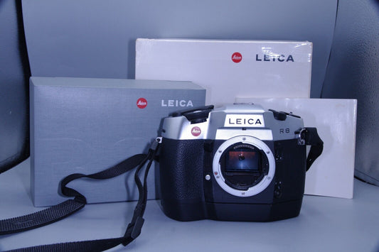 Boxed Leica R8 35mm SLR with Motordrive - Nr Mint Condition