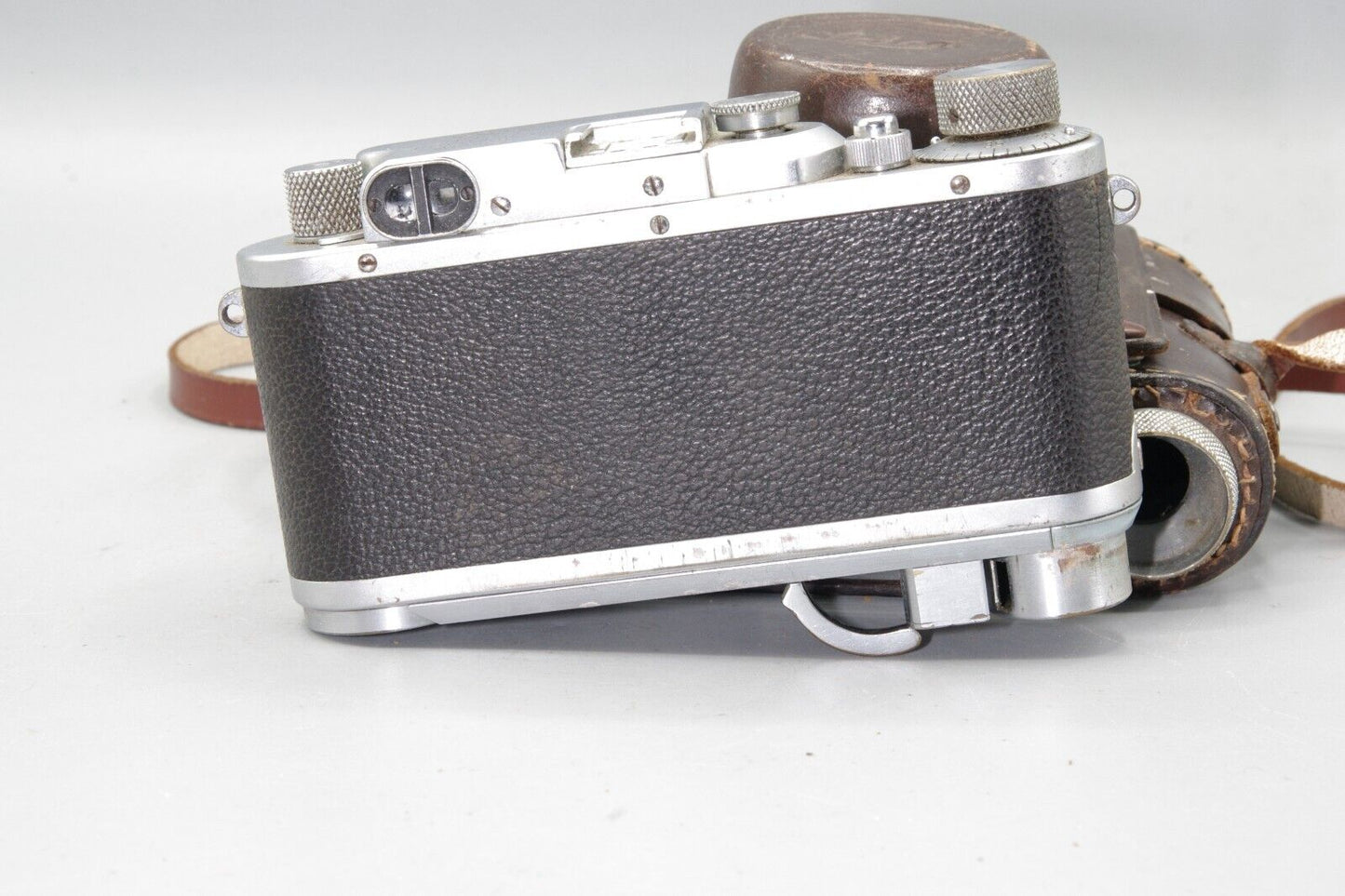 Leica IIIB 35mm Rangefinder with SCNOO Rapid Winder and Matching Case