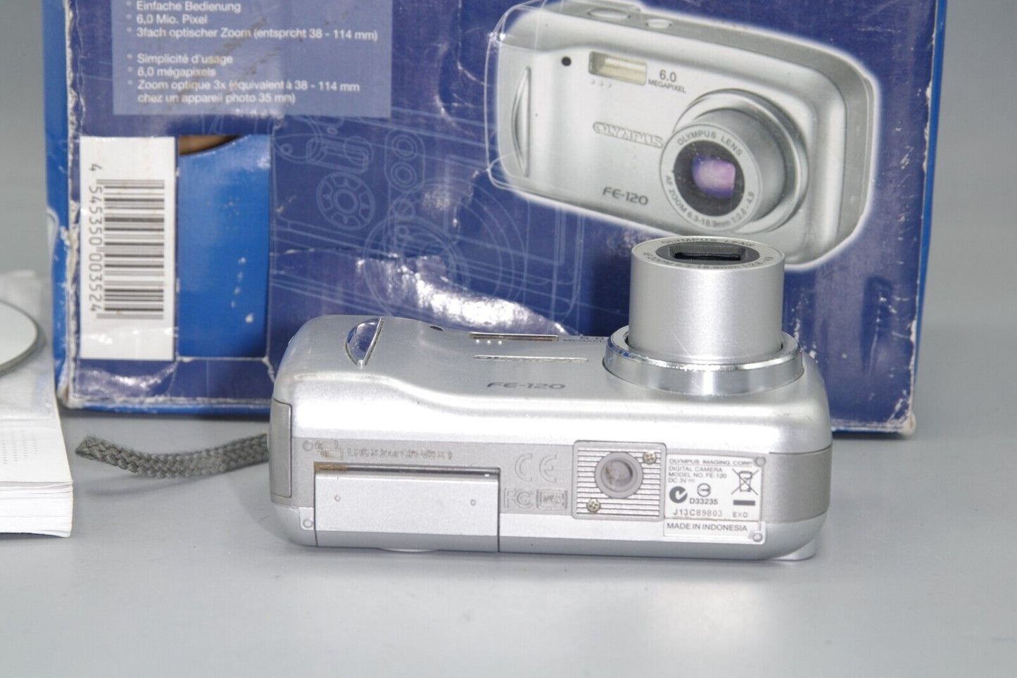 Olympus FE-120 6MP 3X Zoom Digital Compact Camera - Boxed