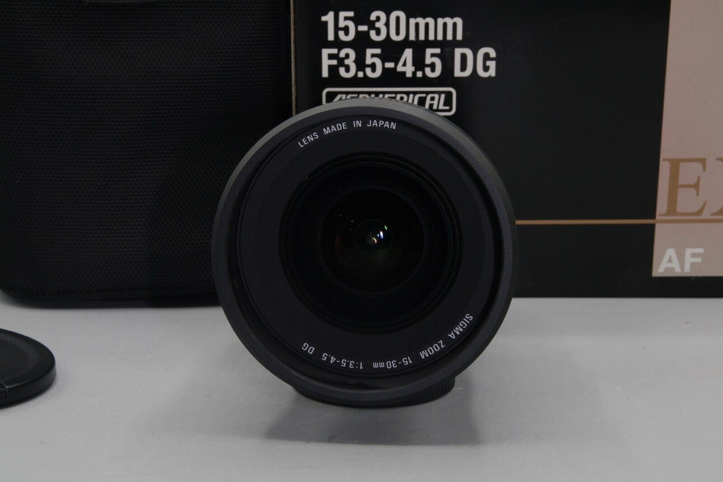 Sigma 15-30mm F/3.5-4.5 EX DG Aspherical AF Lens, Case and Box, Nr Mint, Nikon F