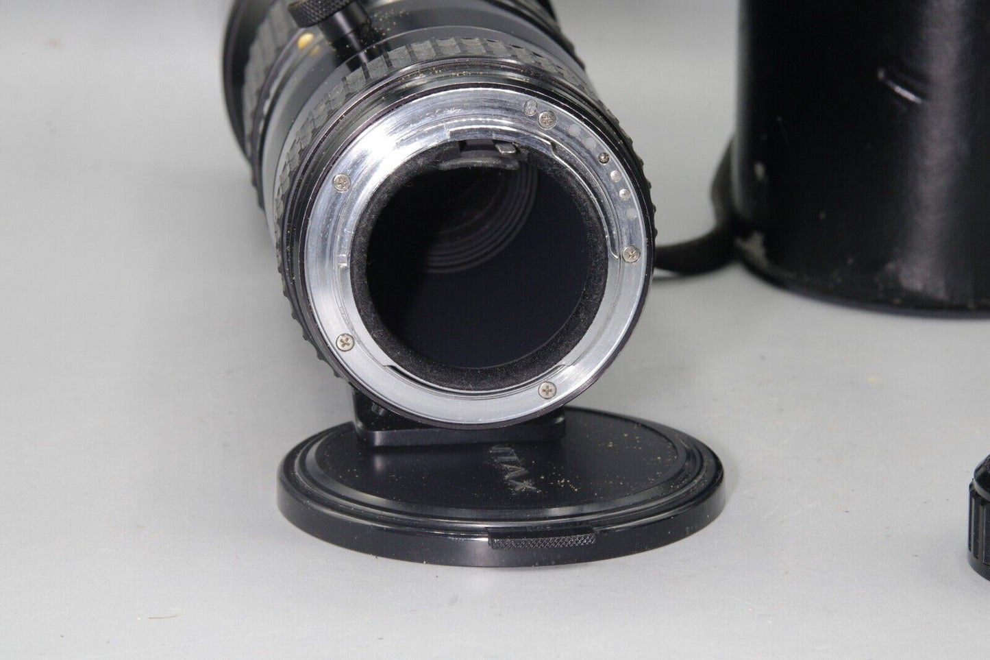 Pentax 400mm F/5.6 K Mount Lens with caps and case