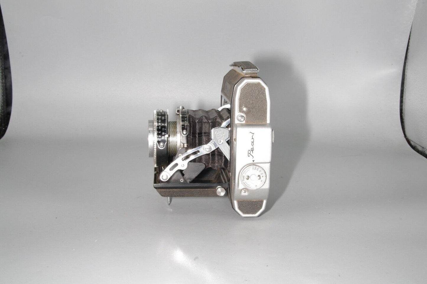 Konica Pearl Folding Camera with Hexar 75mm F/4.5 Lens