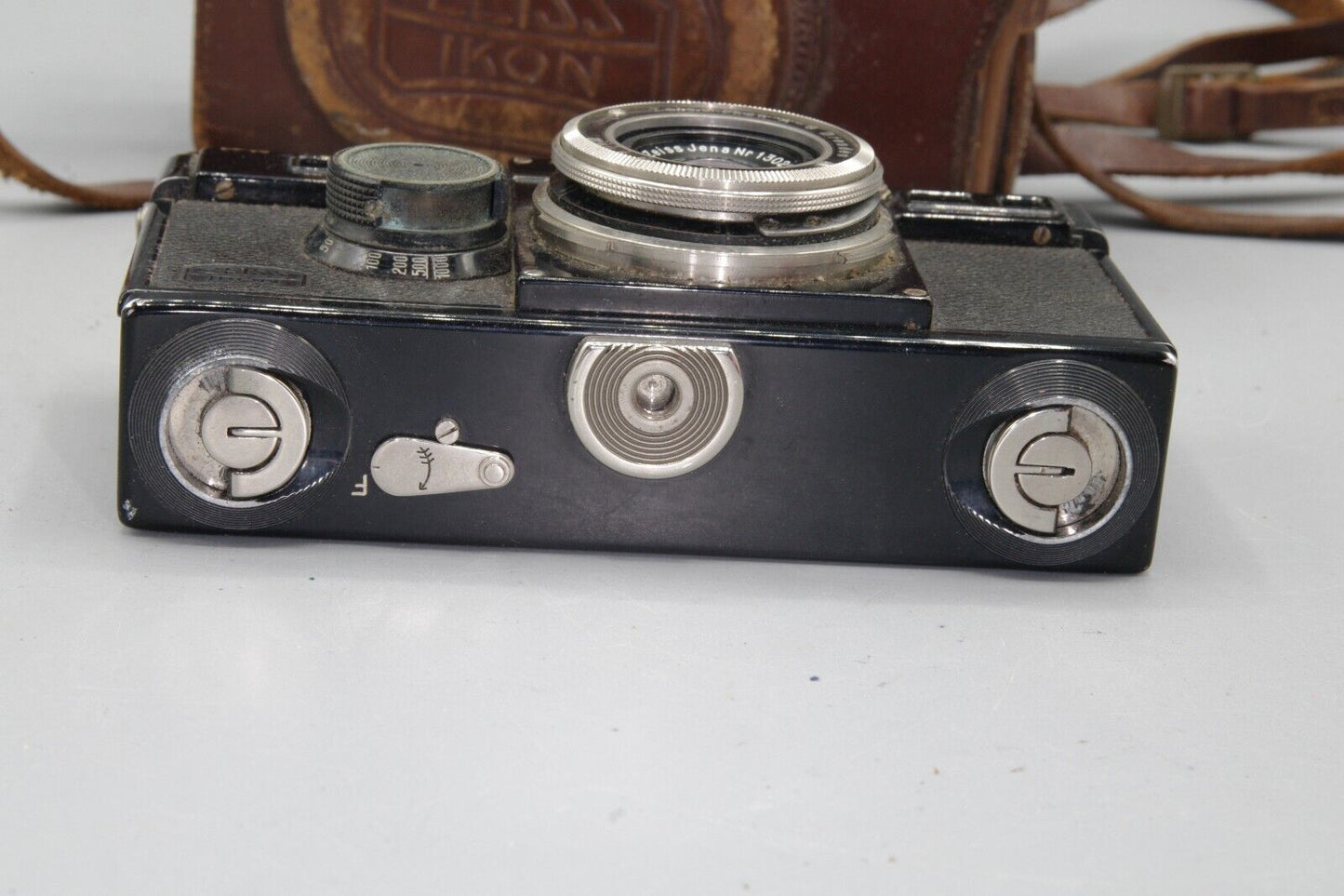 1933/34 Zeiss Ikon Contax 1 with Jena 50mm F/3.5 Lens and Case - Shutter Issue