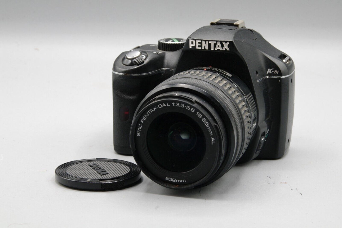 Pentax K-m 10.2MP DSLR with 18-55mm F/3.5-5.6 Lens -Low Shutter Count