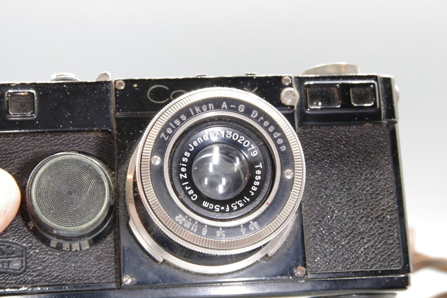 1933/34 Zeiss Ikon Contax 1 with Jena 50mm F/3.5 Lens and Case - Shutter Issue