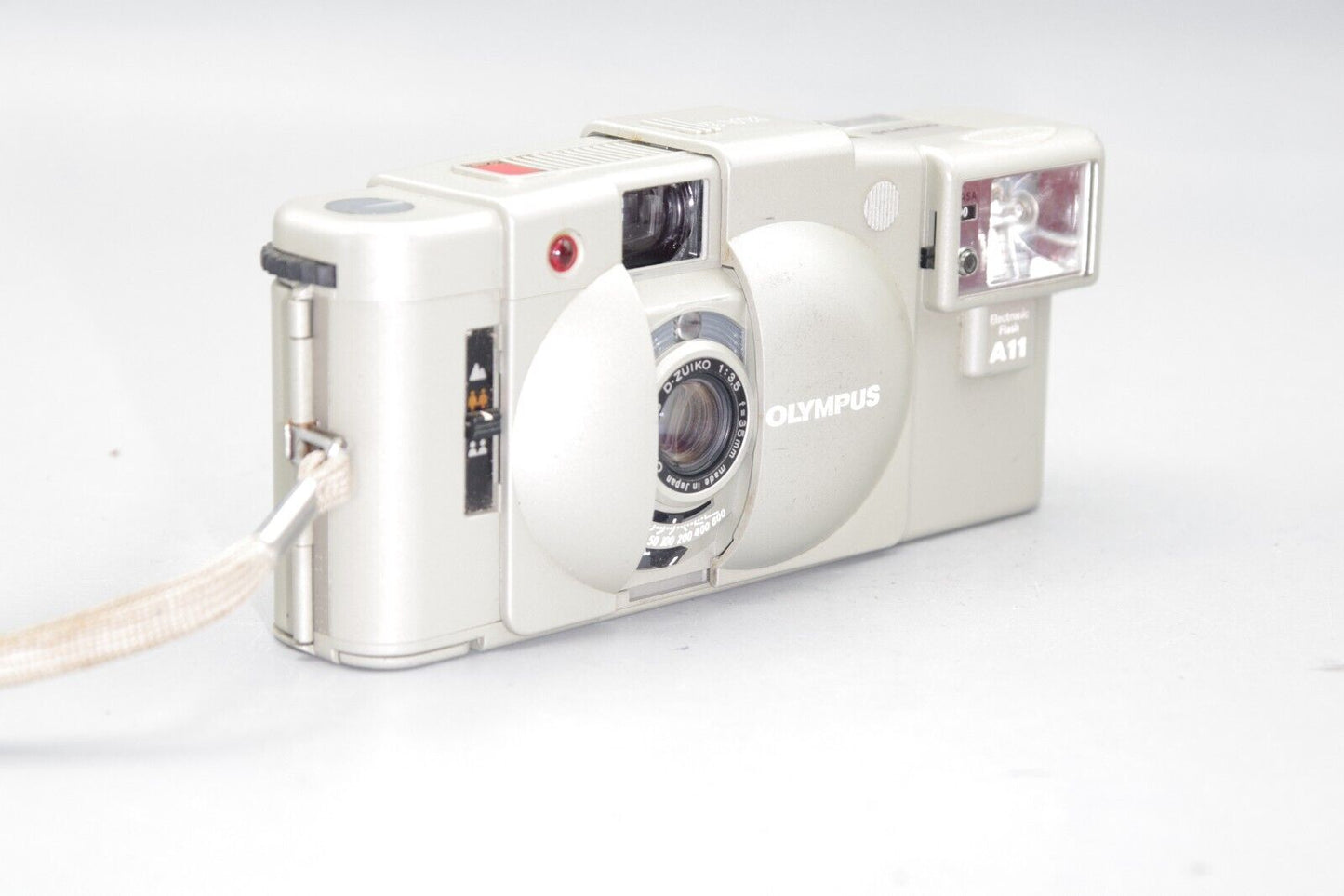 Olympus XA2  35mm Compact Camera with 35mm F/3.5 Lens in Rare Urban White