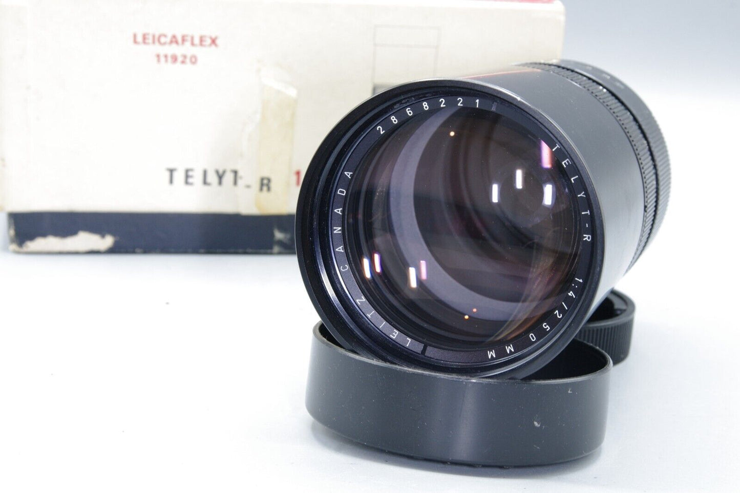 Leitz Canada Telyt-R 250mm F/4 Lens - Boxed - Very Nice