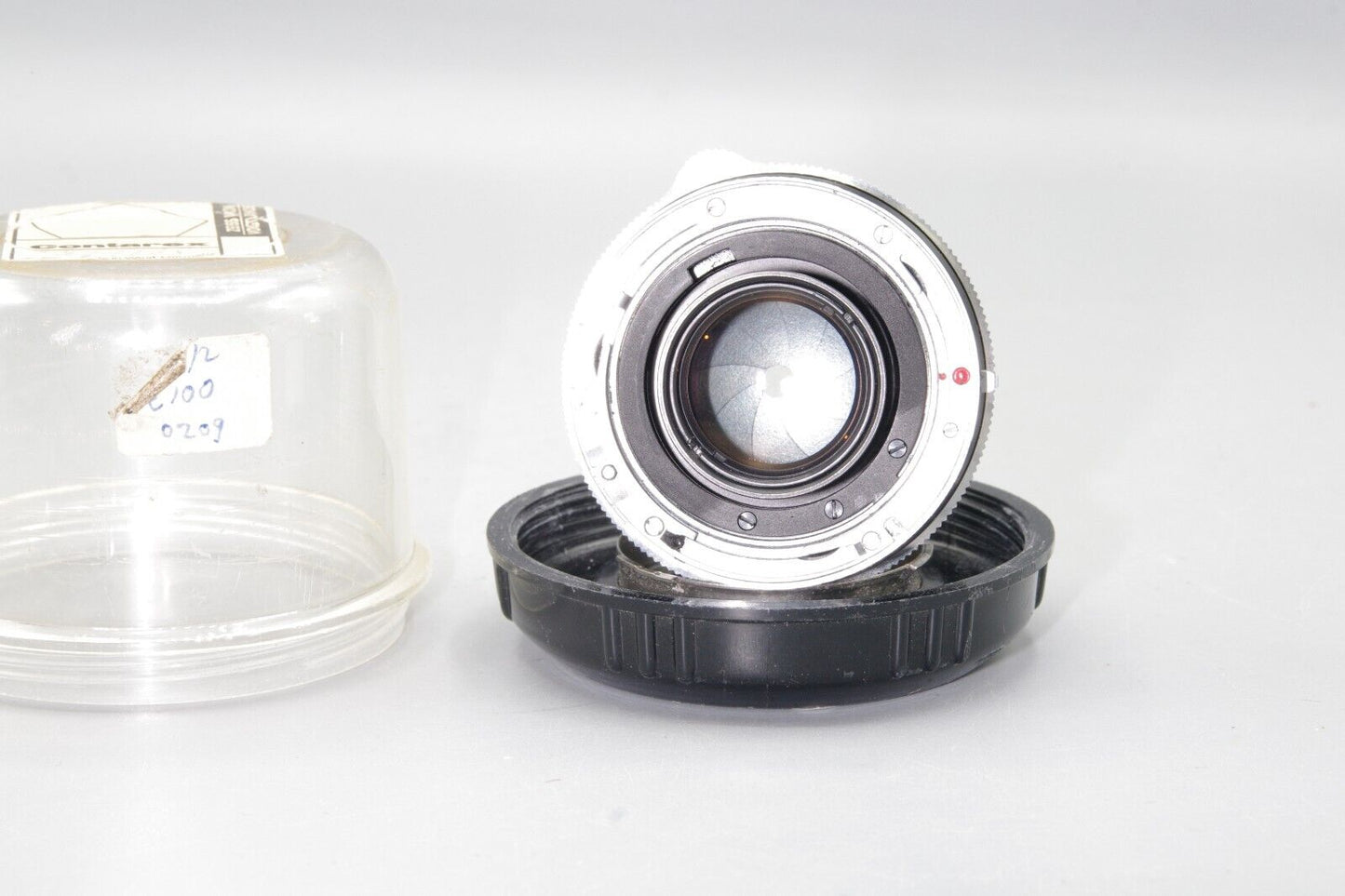 Black Carl Zeiss Planar 50mm F/2 Prime Lens - Contarex Mount - Excellent