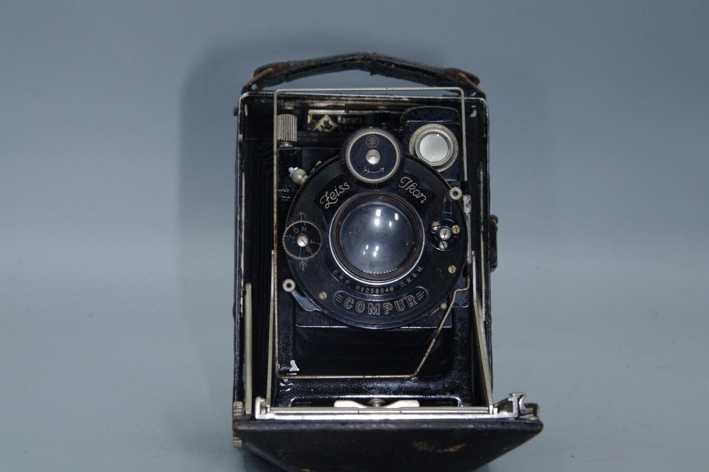 Kamera Werkstatten Folding Plate Camera with 105mm F/4.5 Lens and Black Bellows