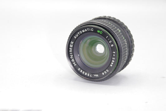 Hanimex 28mm F/2.8 Wide Angle Lens - Minolta MD Mount