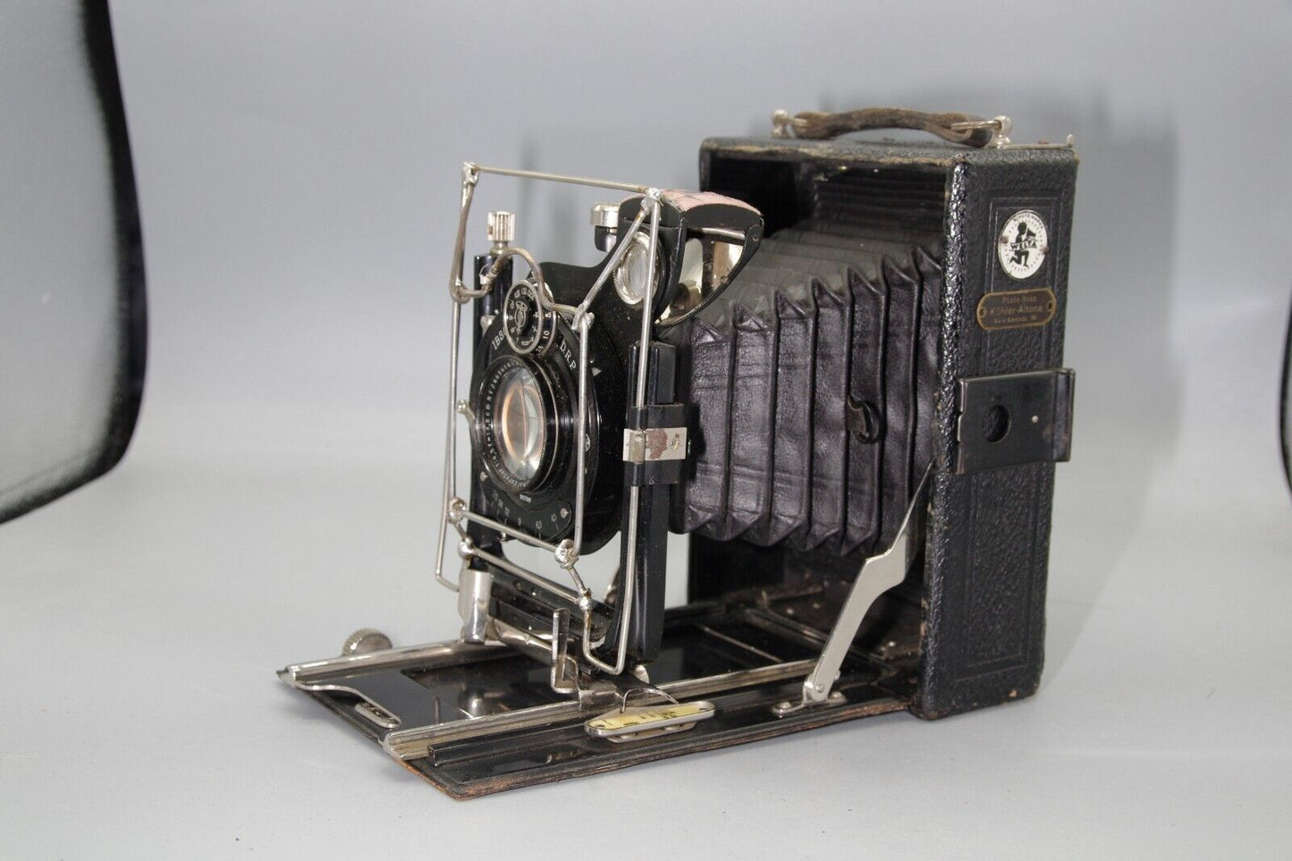 Welta Folding Plate Camera with 135cm F/4 Doppel Anastigmat Eurynar Lens