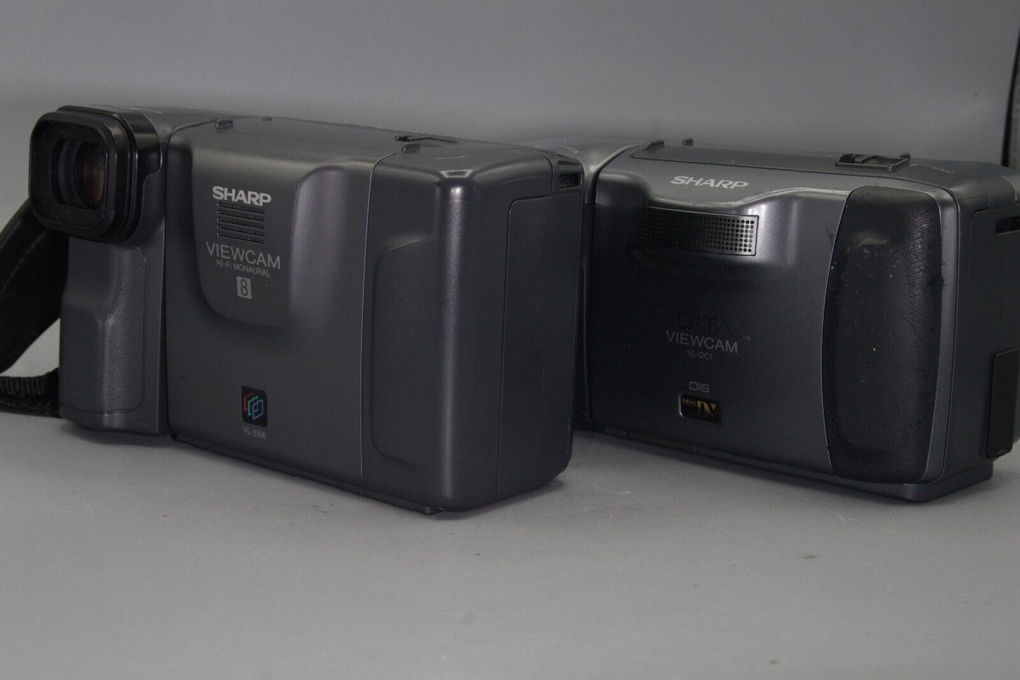 Sharp Viewcam Camcorders - VL-DC1 and VL-E66 - Untested