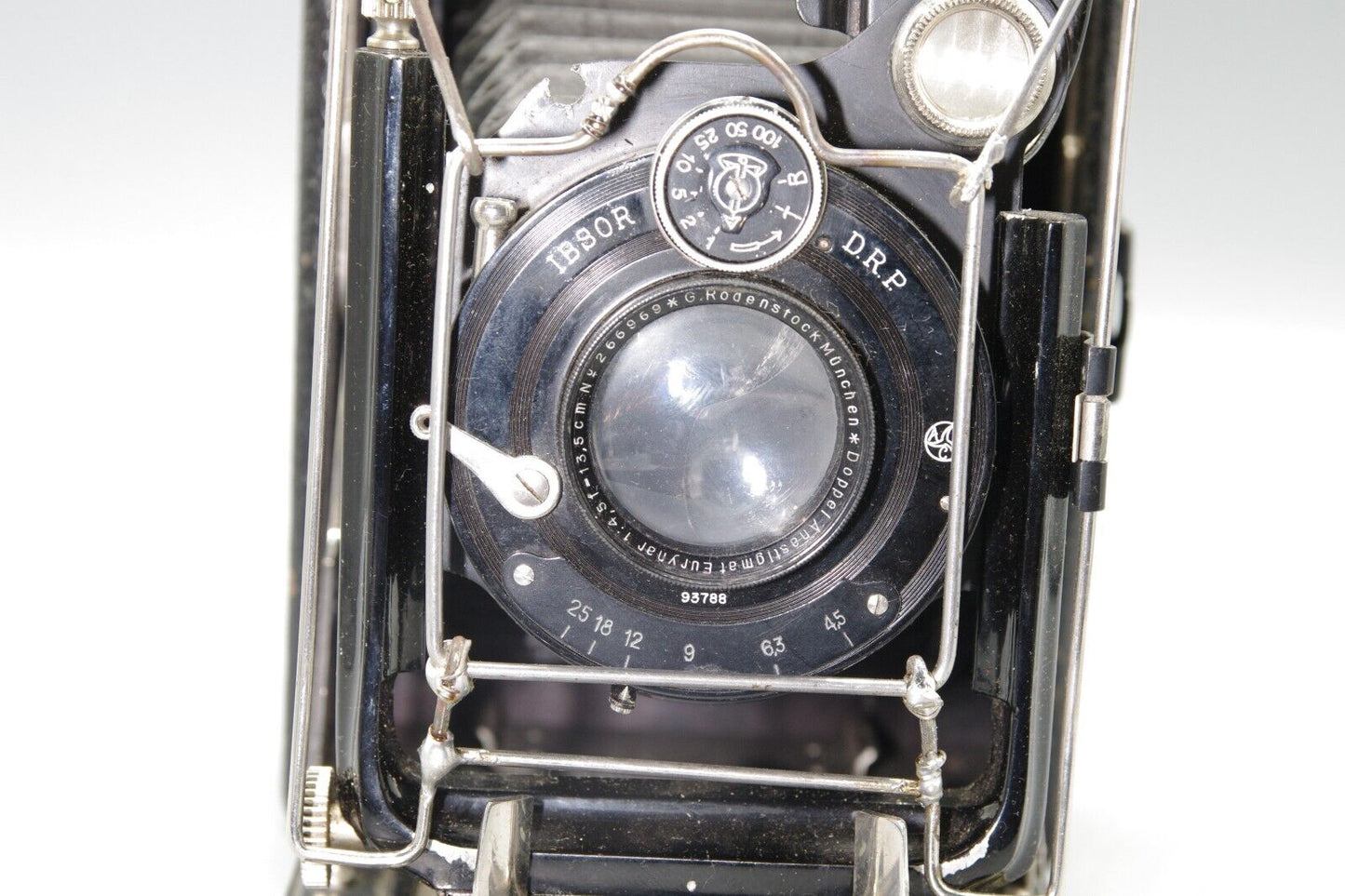 Welta Folding Plate Camera with 135cm F/4 Doppel Anastigmat Eurynar Lens