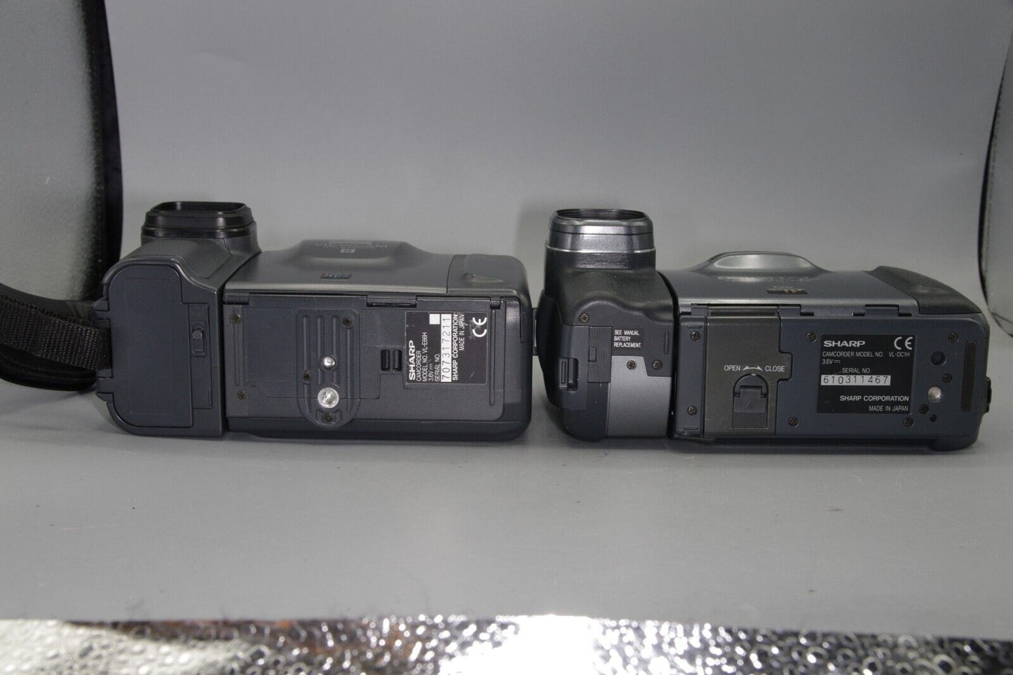 Sharp Viewcam Camcorders - VL-DC1 and VL-E66 - Untested