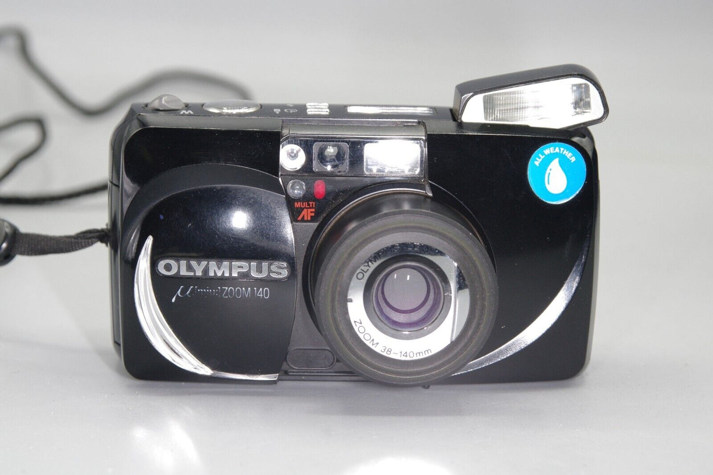 Olympus MJU Zoom 140 35mm Compact Camera with 38-140mm Lens & Case - Very Good