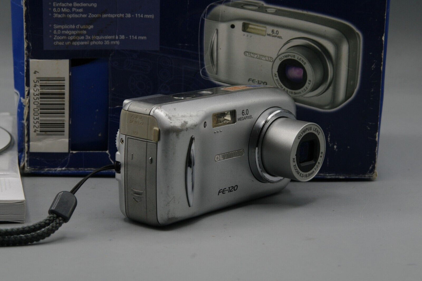 Olympus FE-120 6MP 3X Zoom Digital Compact Camera - Boxed