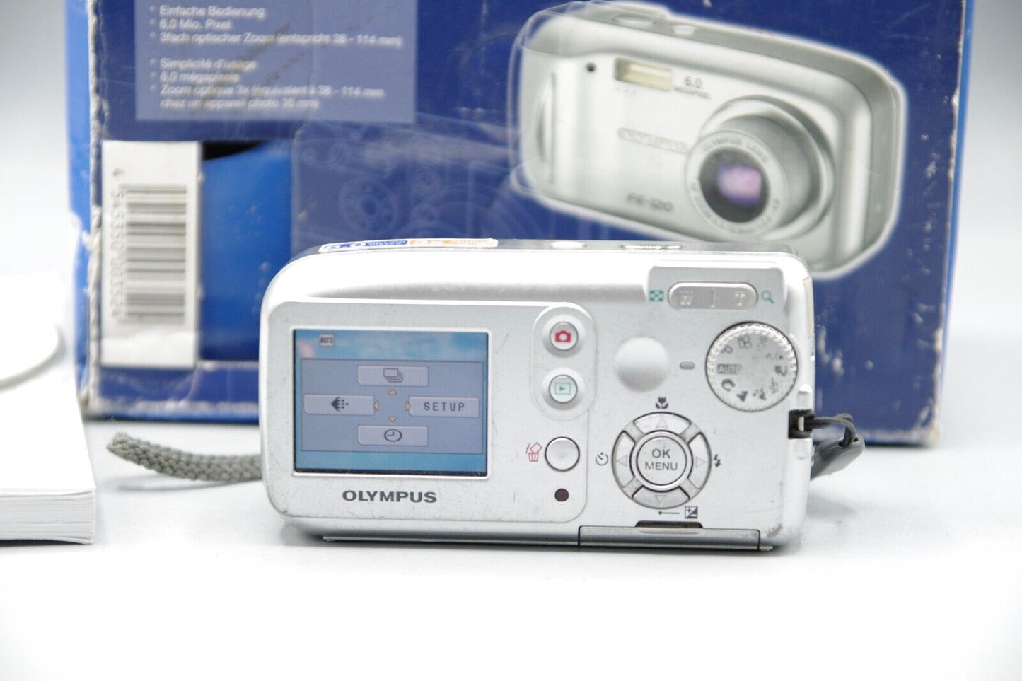 Olympus FE-120 6MP 3X Zoom Digital Compact Camera - Boxed