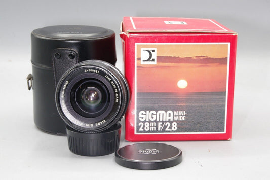 Sigma Mini-wide 28mm F/2.8 Wide Angle Lens M42 Mount -Mint Condition