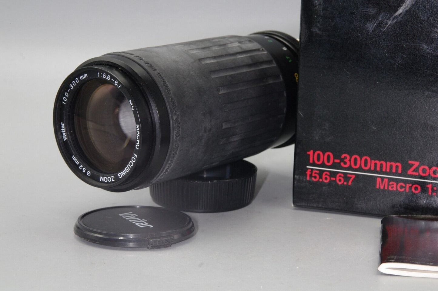 Boxed Vivitar 100-300mm F/5.6-6.7 Macro Zoom -   Yashica/Contax Mount Lens