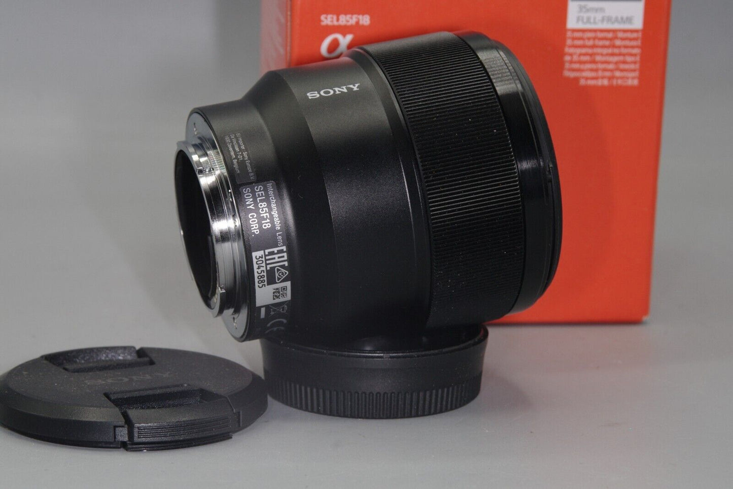 Boxed Sony FE 85mm F/1.8 SEL85F18 Full Frame E Mount Lens - Nr Mint
