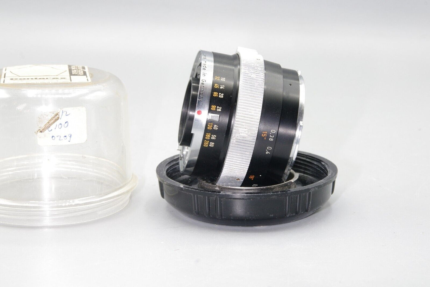 Black Carl Zeiss Planar 50mm F/2 Prime Lens - Contarex Mount - Excellent