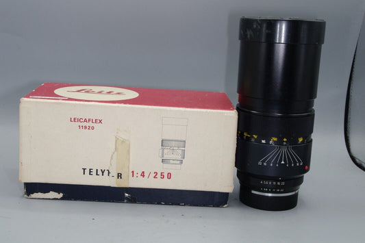 Leitz Canada Telyt-R 250mm F/4 Lens - Boxed - Very Nice