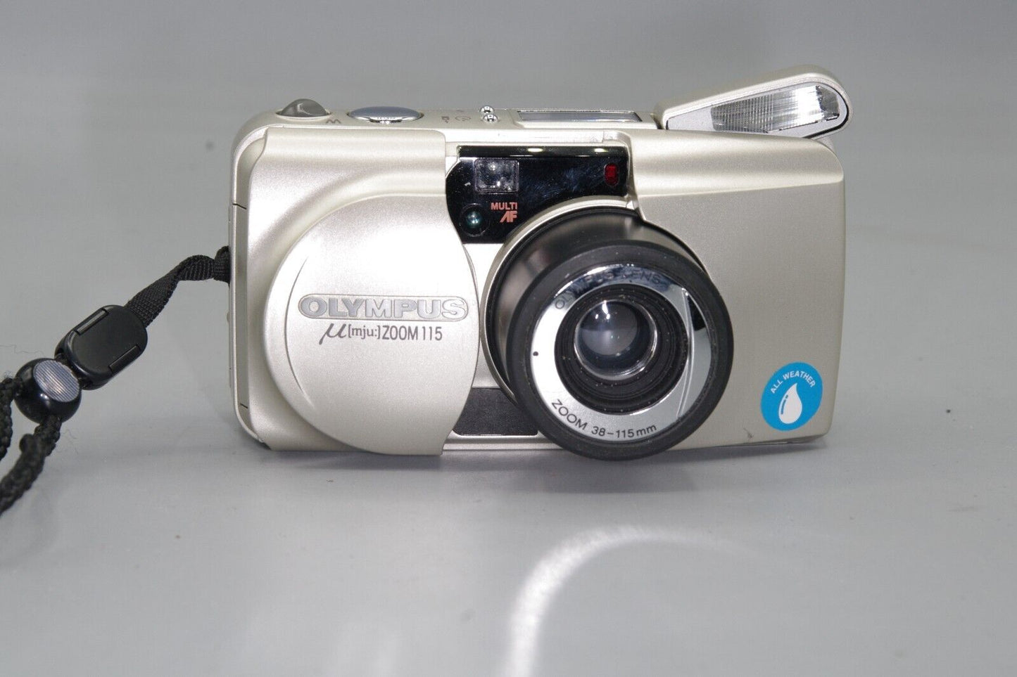 Olympus MJU Zoom 115 35mm Compact Camera with 38-115mm Lens & Case - Very Good