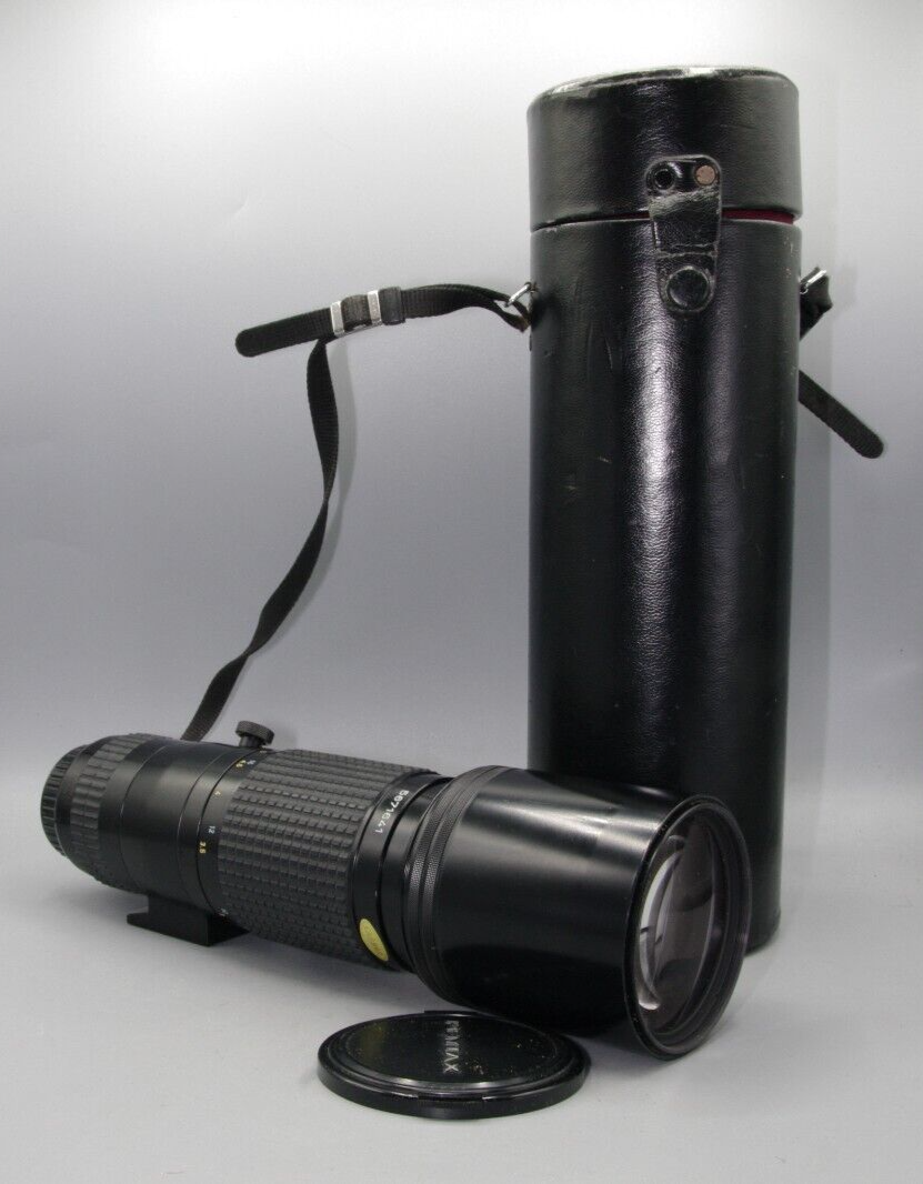 Pentax 400mm F/5.6 K Mount Lens with caps and case