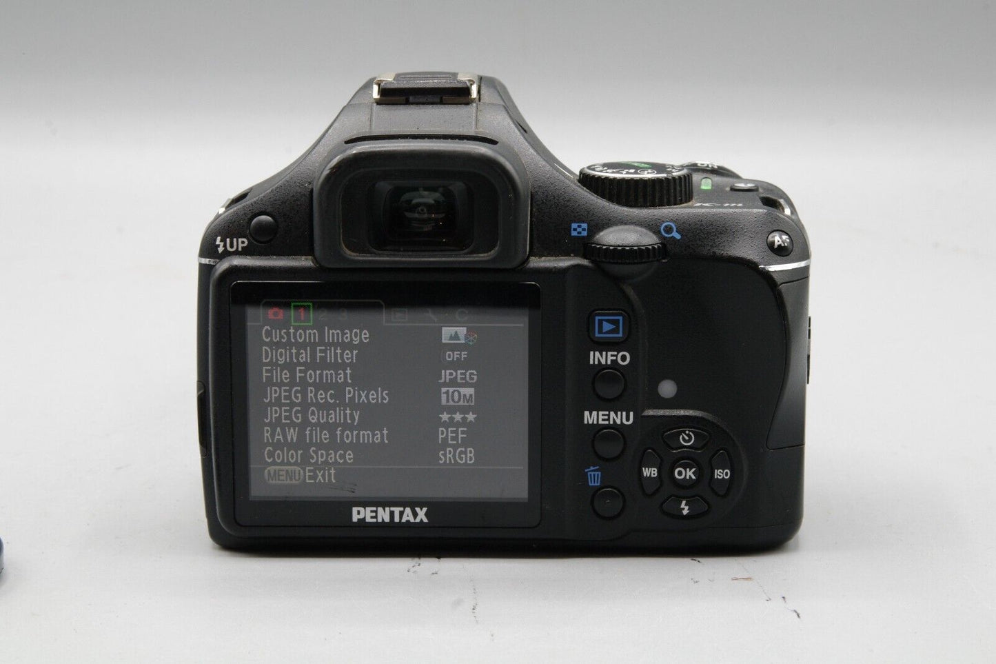 Pentax K-m 10.2MP DSLR with 18-55mm F/3.5-5.6 Lens -Low Shutter Count