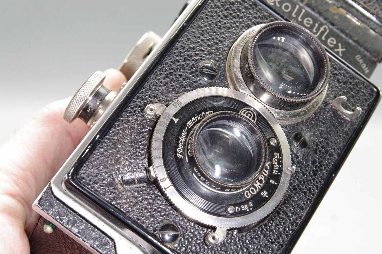 Rolleiflex 4.5 Model 2 with 75cm F/3.8 Tessar Lens - Spares/Repair