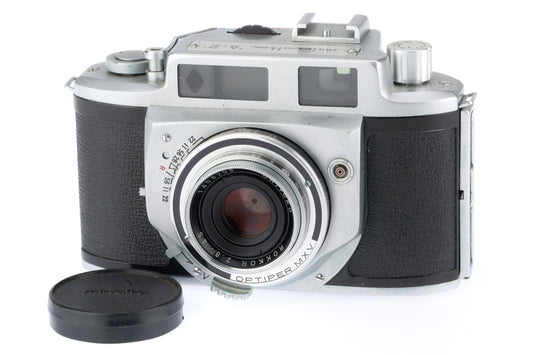 Minolta A2 35mm Rangefinder – Rokkor 45mm f/2.8 Lens, VGC, Vintage Japan
