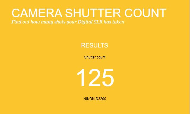 Nikon D3200 DSLR with 18-55mm VR G Lens 24MP Full HD - S/C 125 MINT