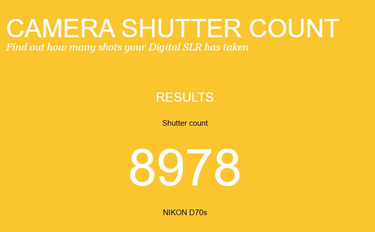 Nikon D70s DSLR Camera 6.1MP Body Only – Tested – Shutter Count 8978