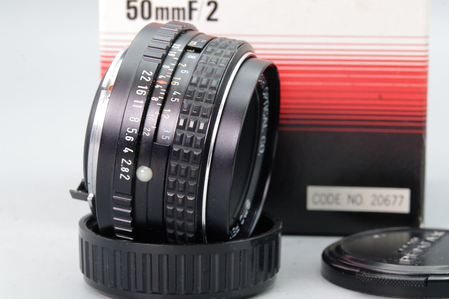 Boxed Pentax‑M SMC 50mm f2 Lens Pentax K Mount Manual Focus Prime