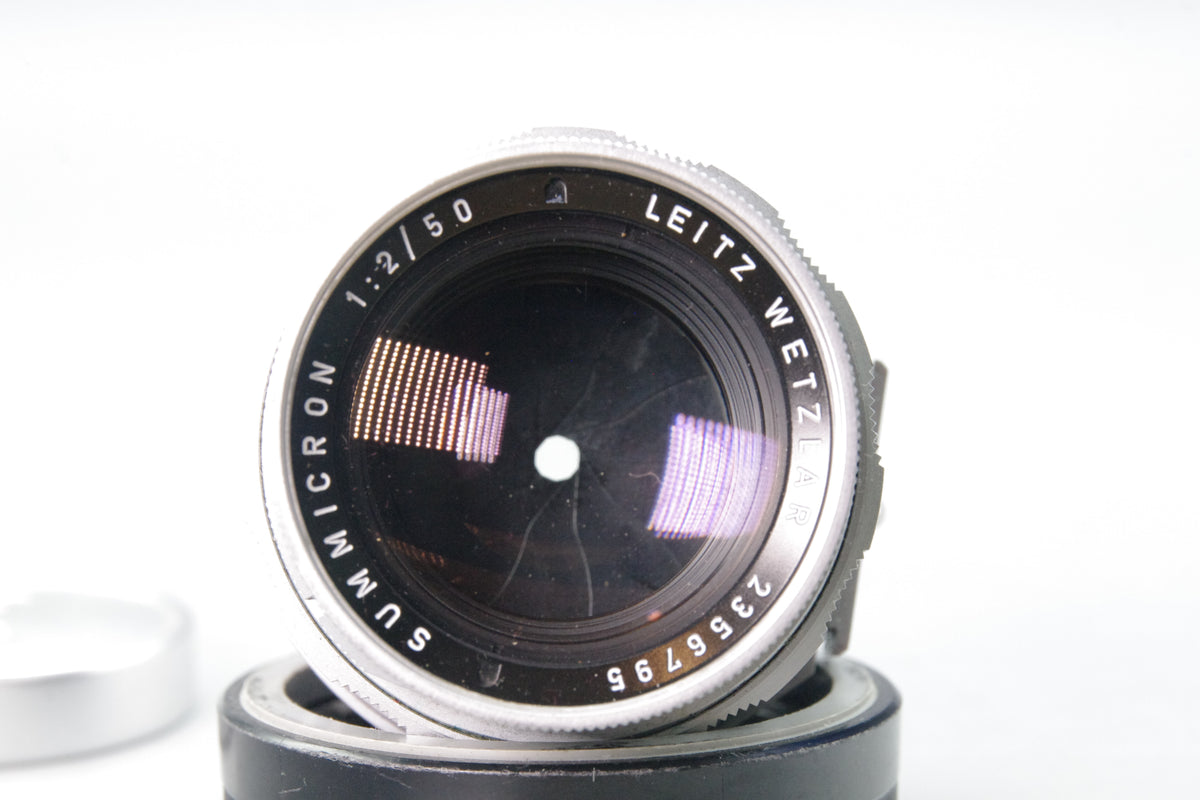 Leitz Summicron 50mm f/2 Dual Range – Leica M Mount – Excellent – Cleaned