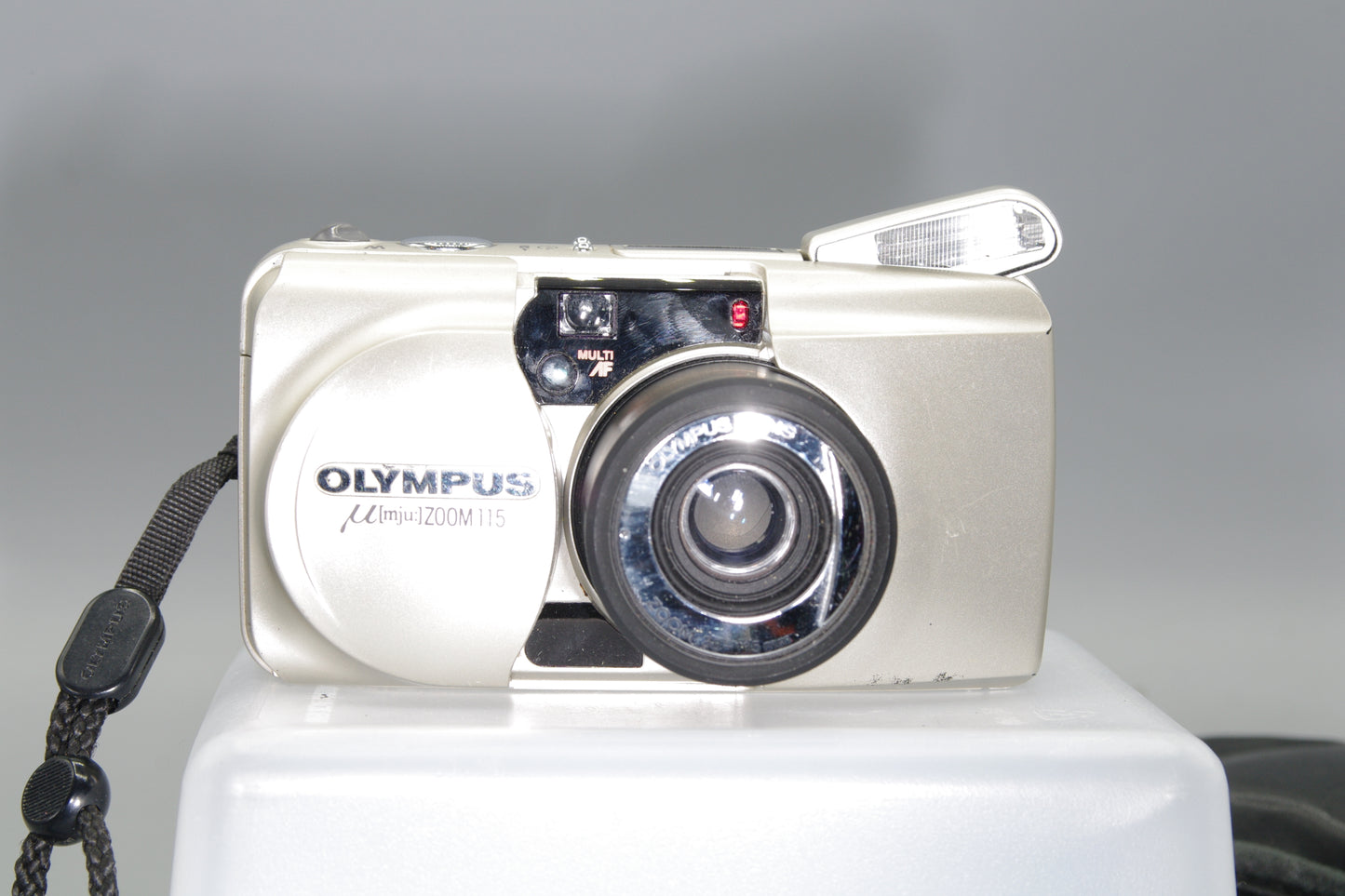 Olympus MJU Zoom 115 35mm Film Camera – Tested – Clean – Panorama Mode