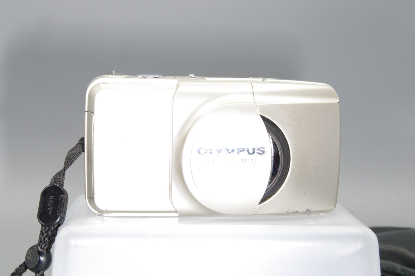 Olympus MJU Zoom 115 35mm Film Camera – Tested – Clean – Panorama Mode