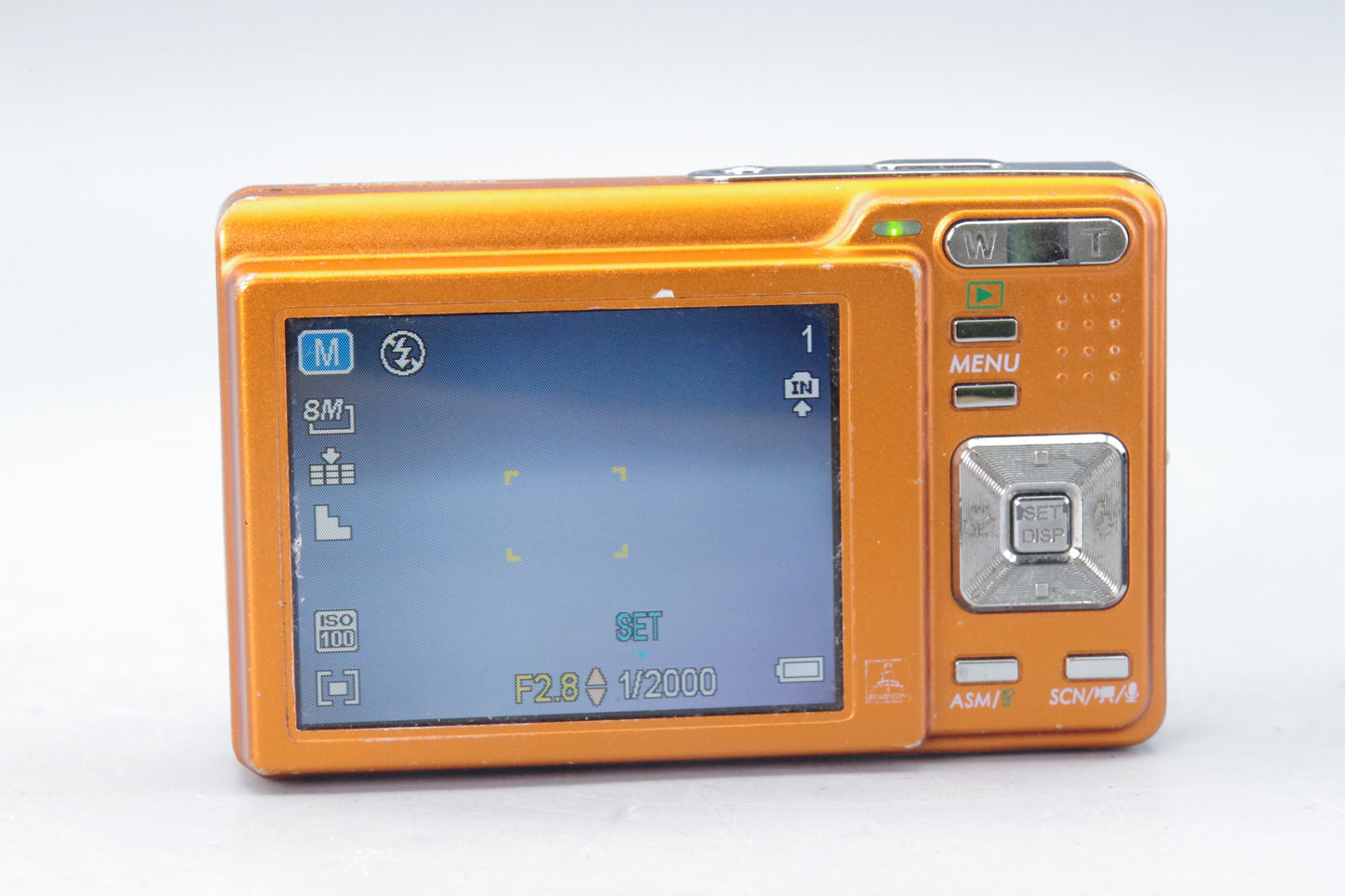 Praktica Luxmedia 8213 Orange Digital Camera – Leather Case – New Battery