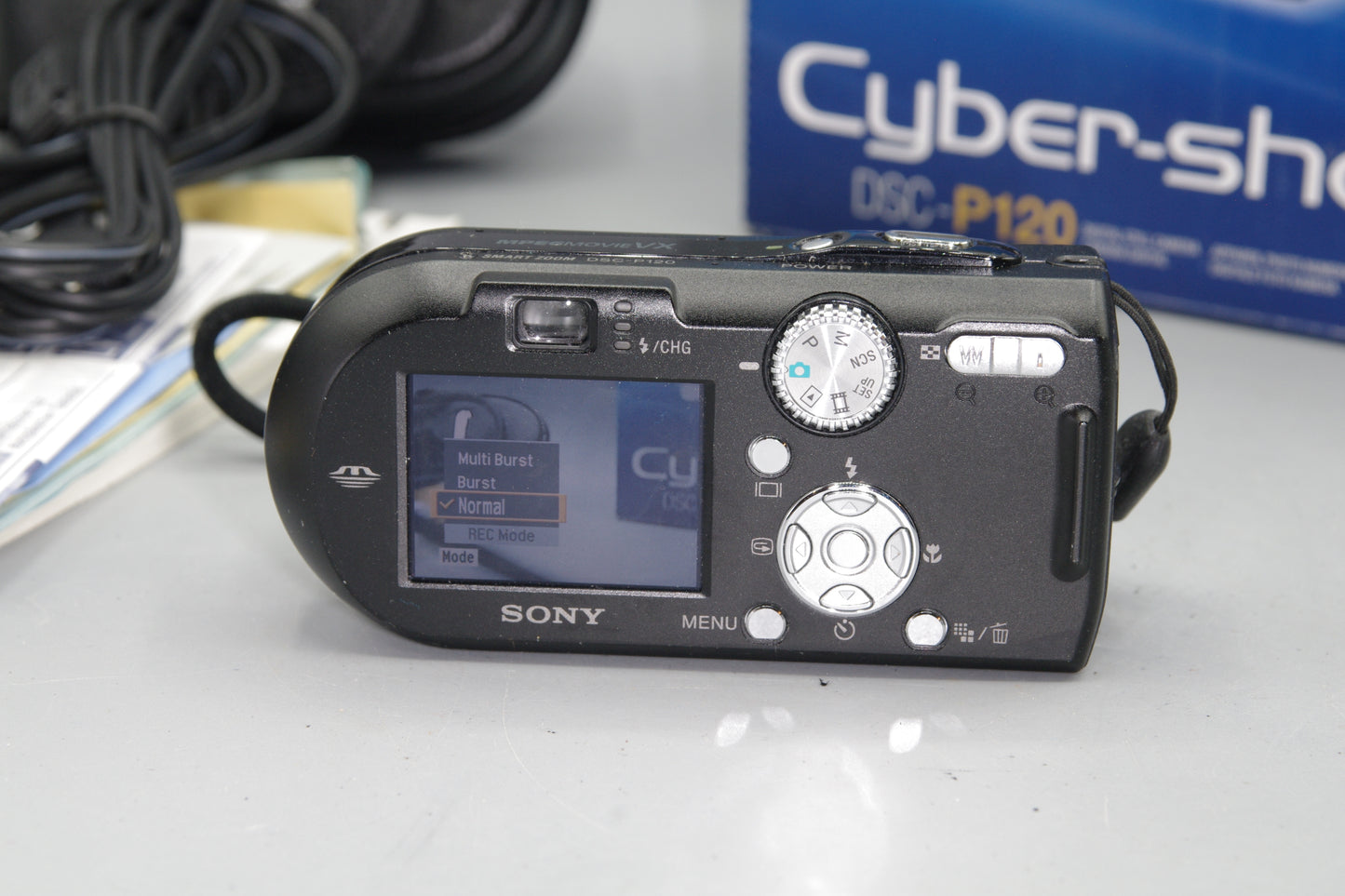 Boxed Sony Cybershot DSC-P120 5.1MP Compact Camera - Excellent