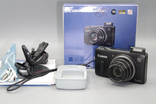 Canon PowerShot SX260 HS 12MP Compact Camera 20x Zoom GPS  - Excellent