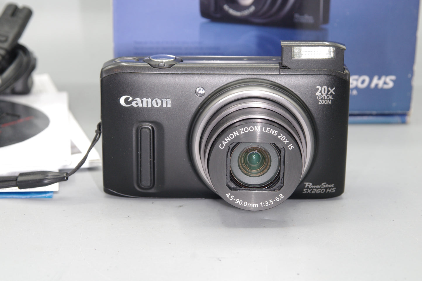 Boxed Canon Powershot SX260 HS 12.1MP 20X Digital Camera - Excellent