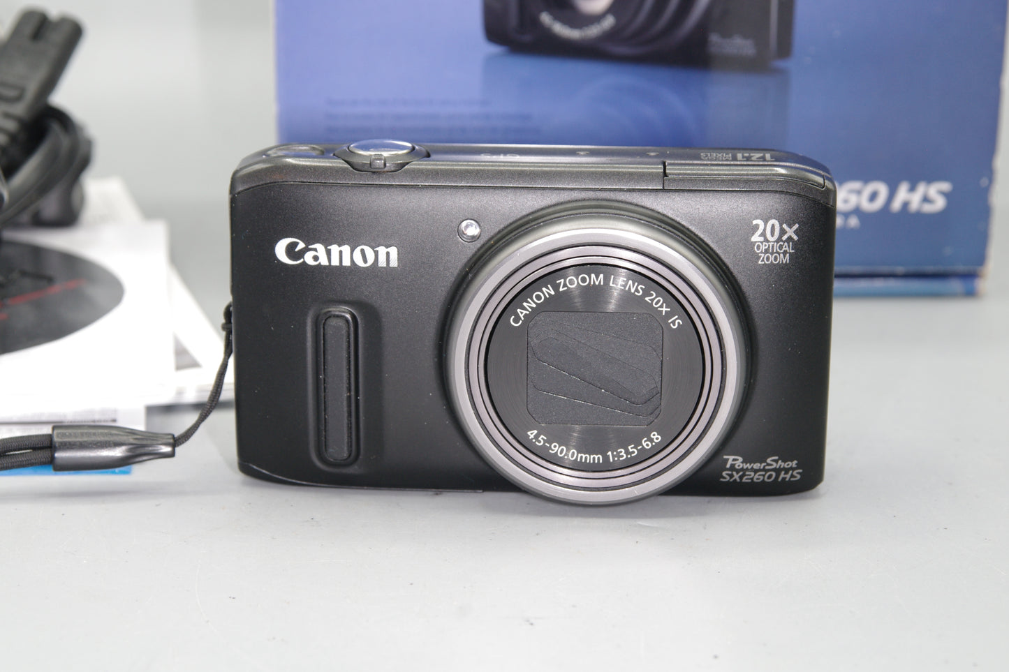 Boxed Canon Powershot SX260 HS 12.1MP 20X Digital Camera - Excellent