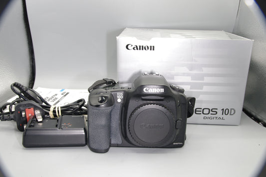 Boxed Canon EOS 10D 6.3MP DSLR- Tested and Working - Excellent