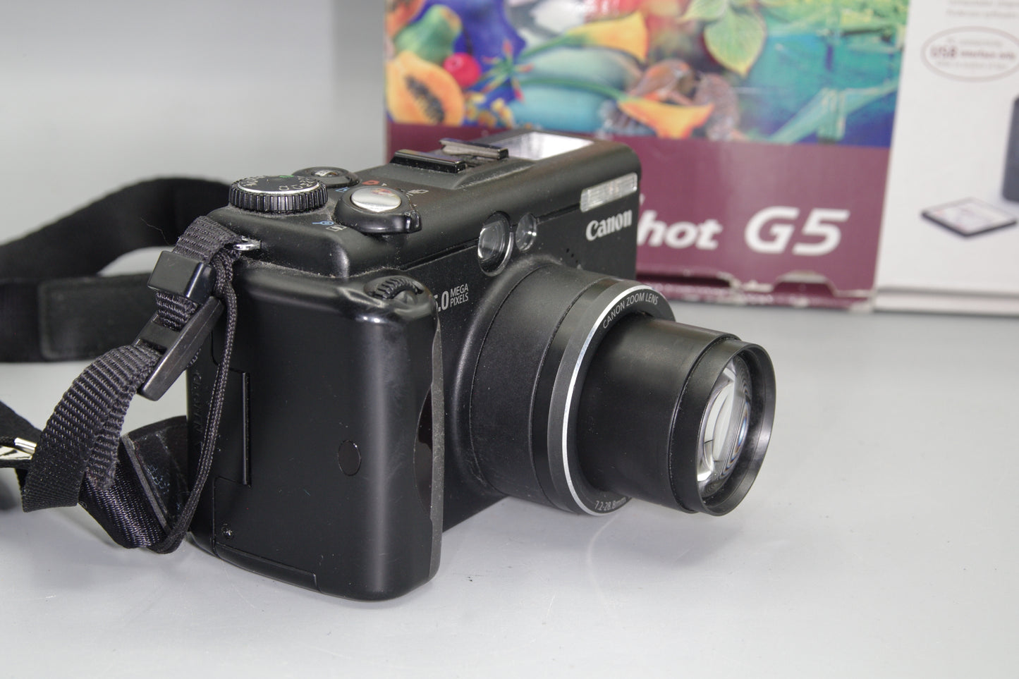 Canon PowerShot G5 5MP Compact Camera – f/2 Lens, Boxed, Excellent