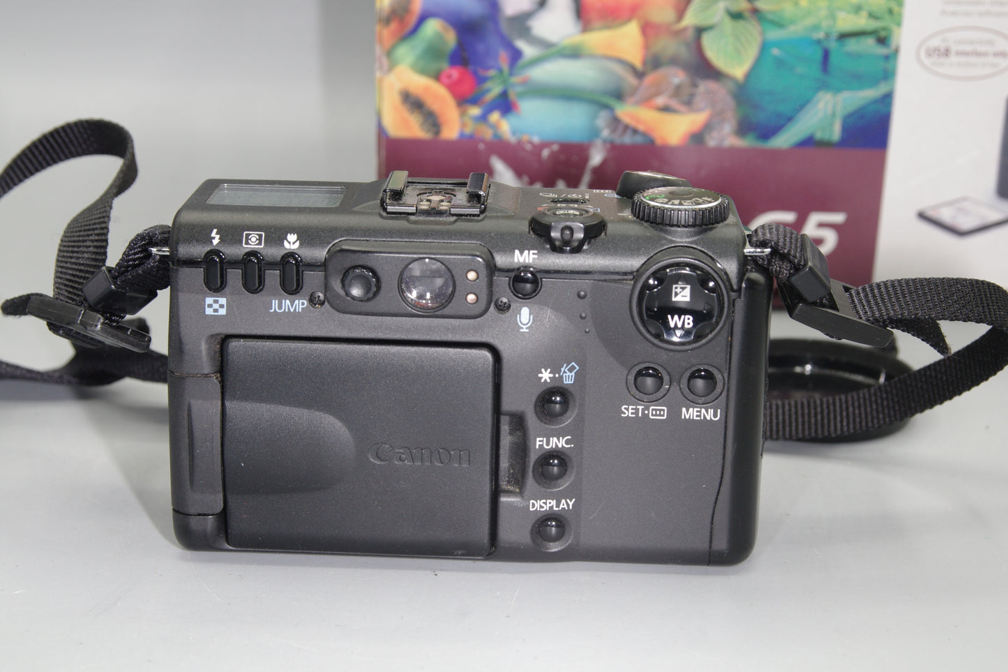 Canon PowerShot G5 5MP Compact Camera – f/2 Lens, Boxed, Excellent