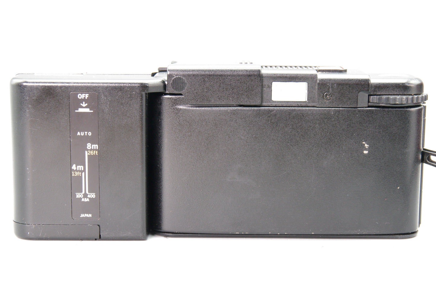 Olympus XA 35mm Rangefinder Camera with A16 Flash – Tested, Excellent