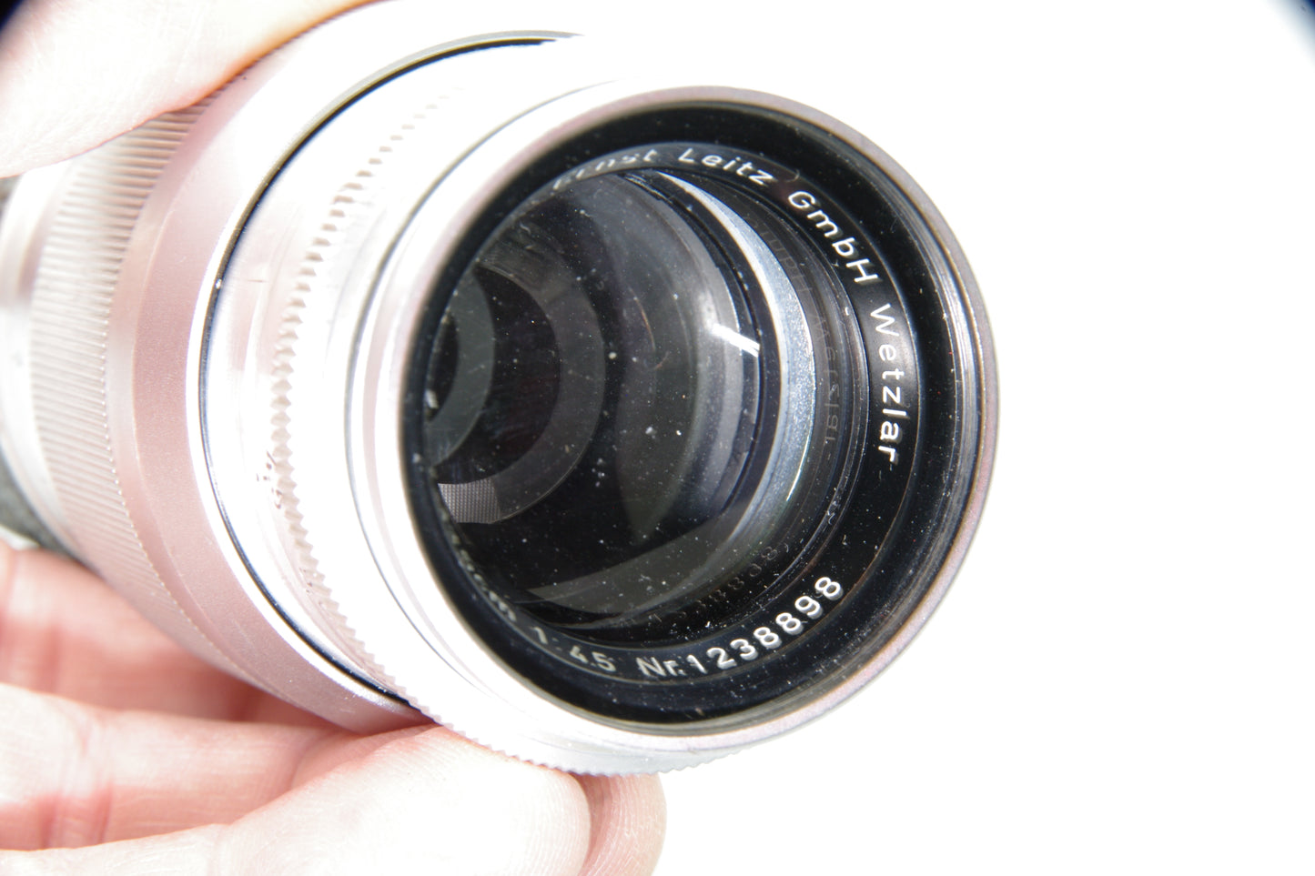 Leitz Hektor 135mm f4.5 LTM Lens 1955 Leica Screw Mount Very Good