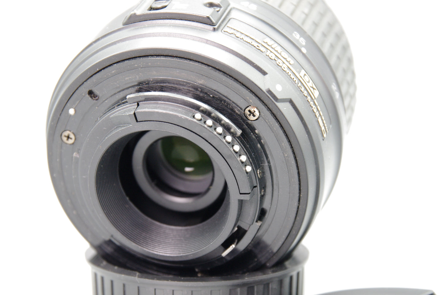Nikon AF‑S DX 18–55mm f/3.5–5.6G II Lens – Compact Zoom with Caps – Very Good