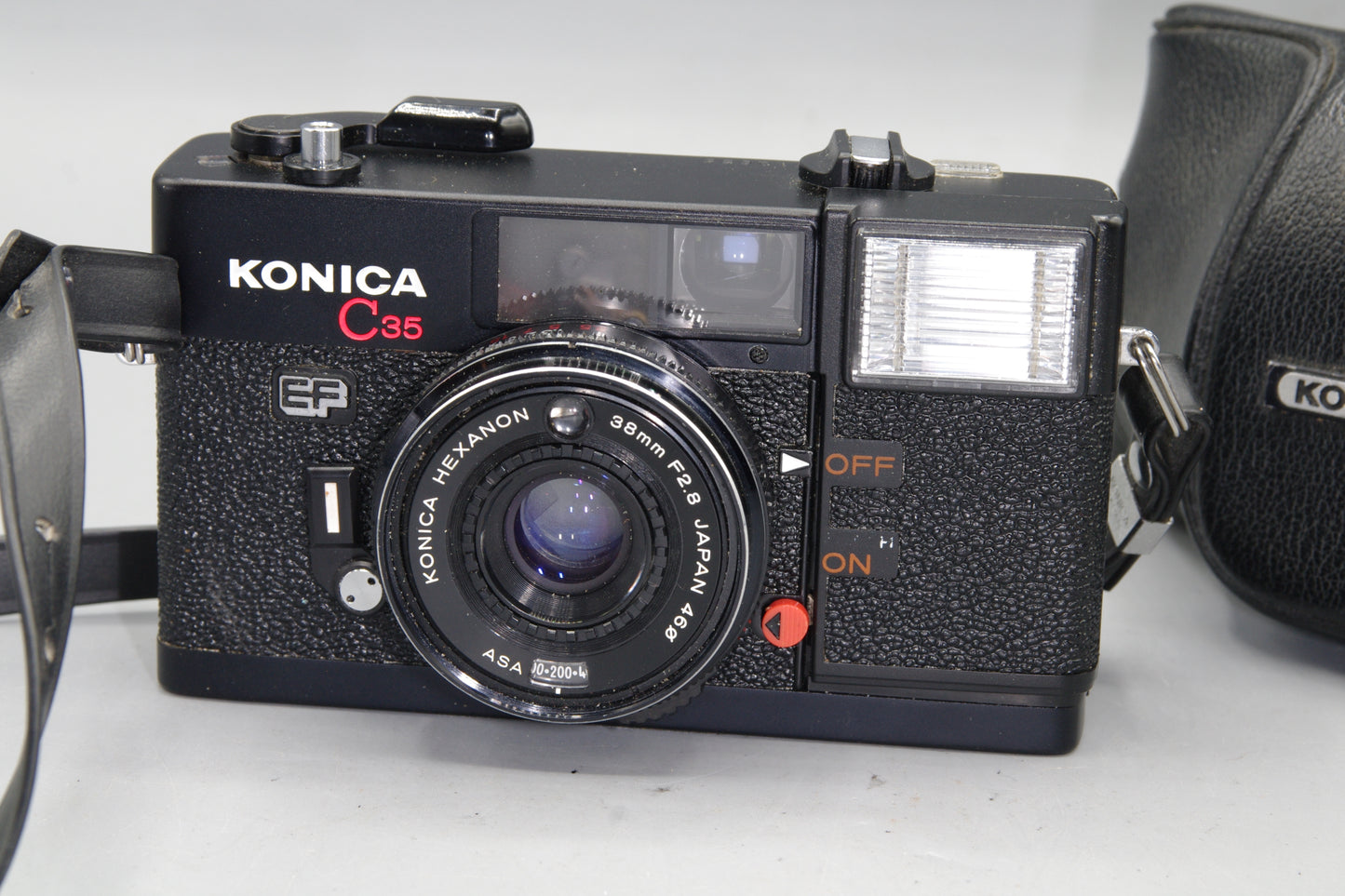Konica C35 35mm Camera - Fully Working with Case - Very Good